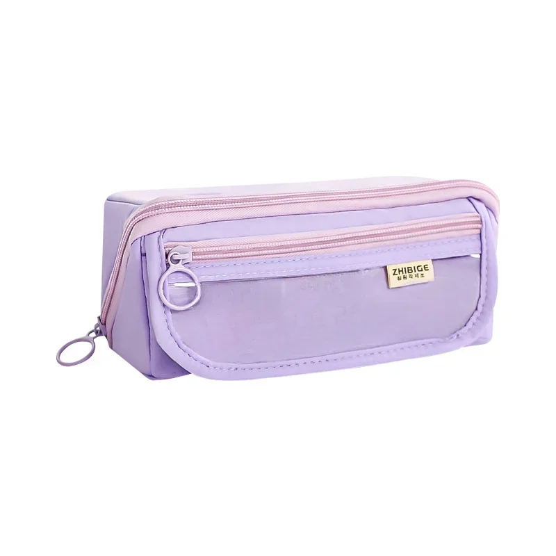 Favorit Astuccio 3 scomparti per la scuola, 20x13x7,5 cm, ART Rosa
