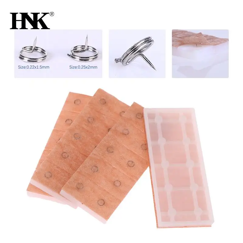 100Pcs/box Disposable Press Needle Multi-Condition Ear Seed Acupressure Kit Ear Seeds Acupuncture Vaccaria Plaster Needles