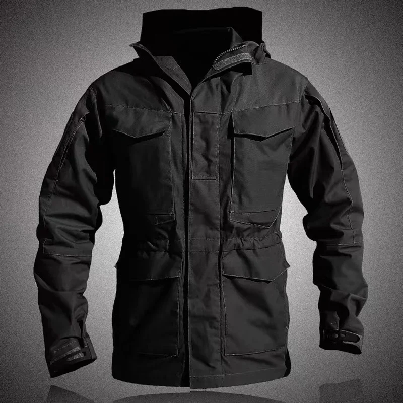 

Men Army Tactical Military Jackets Waterproof Hoodie Coat Combat Camping Fishing Trekking Hiking Hunting Clothing