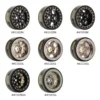 INJORA 1.0 Plus Brass Beadlock Wheel Rims for 1/24 1/18 RC Crawler SCX24 TRX4M FCX24 (W1101 W1102 W1103 W1107) 6