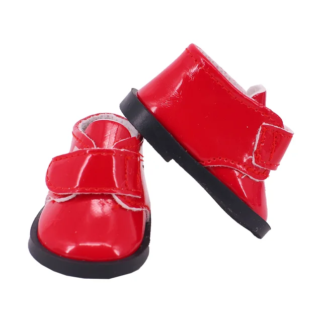 5Cm Doll Shoes Blythe Wellie Wisher Shiny Shoes Velcro&Laces For 14.5 Inch Doll&EXO&Paola Reina Doll Accessories Girl DIY Toys BW1177