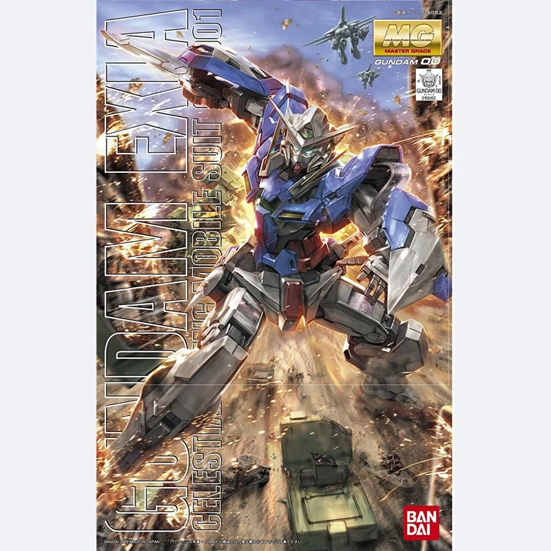 

Anime Figure Original Bandai Gundam MG 1/100 GN-001 Gundam Exia Assembly Model Anime Action Figures Toys for Children 18CM