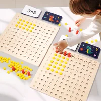 Montessori 99 multiplication Board  Maths Teaching Aids Multiplication and Division Board Early Education Children's Puzzle Toys 2