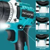 10mm Brushless Electric Drill Cordless Handheld Drill Screwdriver 2 Speed 23 Torque Setting Fit Makita 18V Battery (No Battery) 4