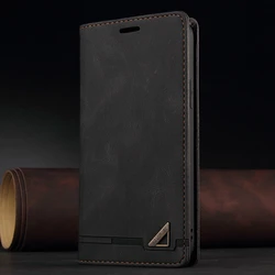 Premium Magnetic Anti - Theft Leather Wallet Case for Sony Xperia 10 VI (Black)