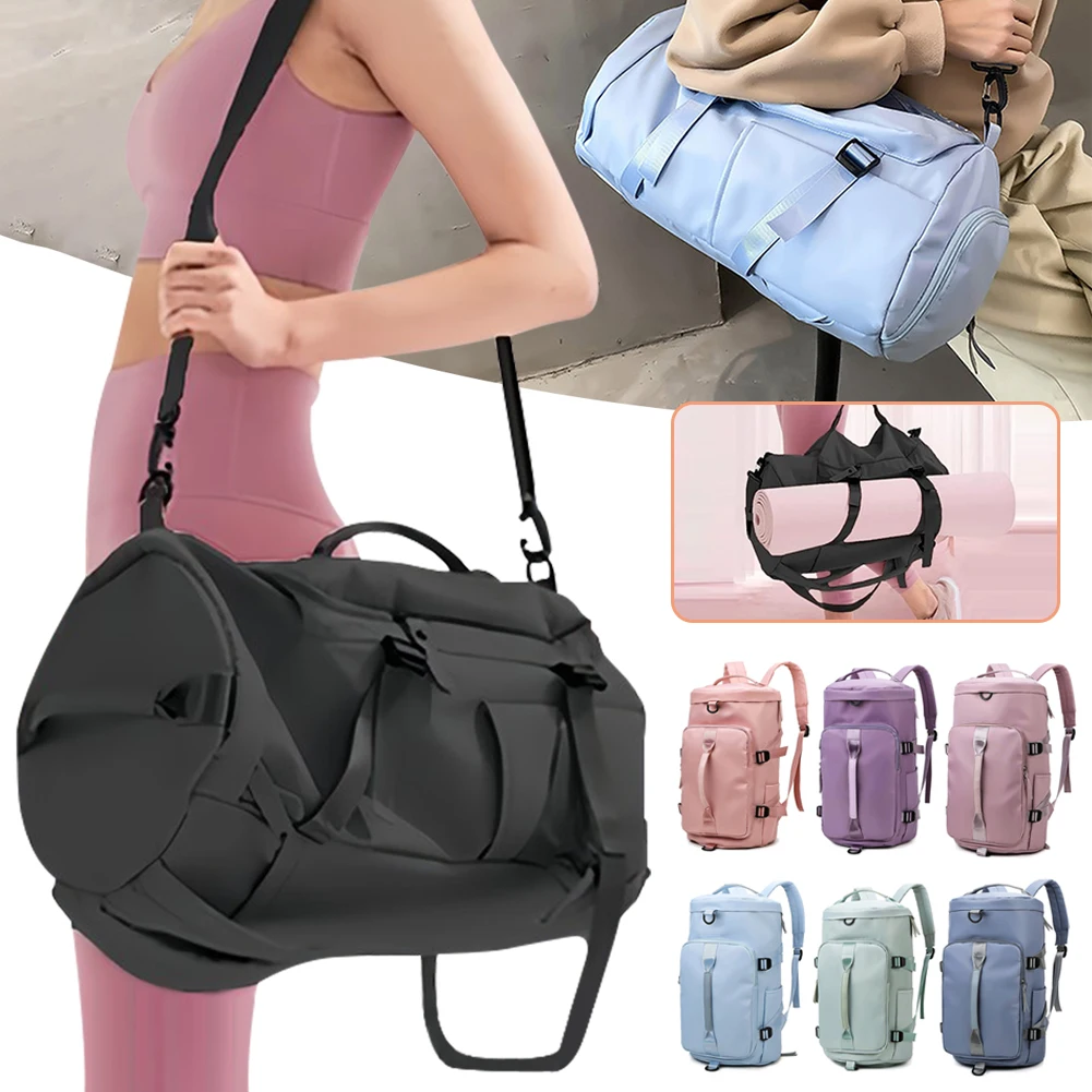 

Fashion Bucket-shaped Fitness Travel Bag Multipurpose Large Capacity Bag For Travel Swimming Camping