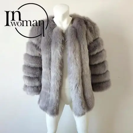 

Inwoman 2023 Winter New Fashion Women Long Faux Fur Coat Female Fuzzy Fur Coat Thick Warm Artificial Fur Jacket Leather Fur Coat