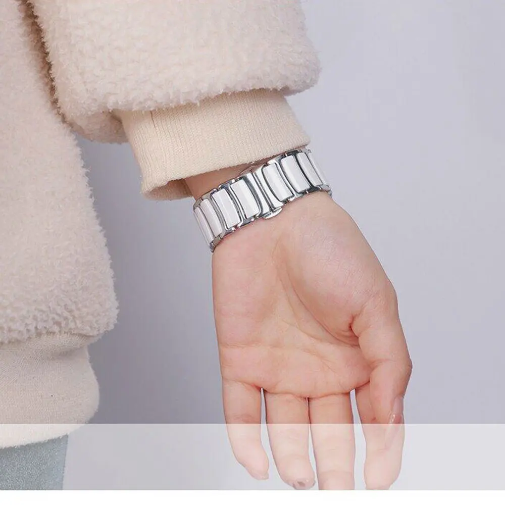 Luxury Ceramic Bracelet - Premium Metal Strap