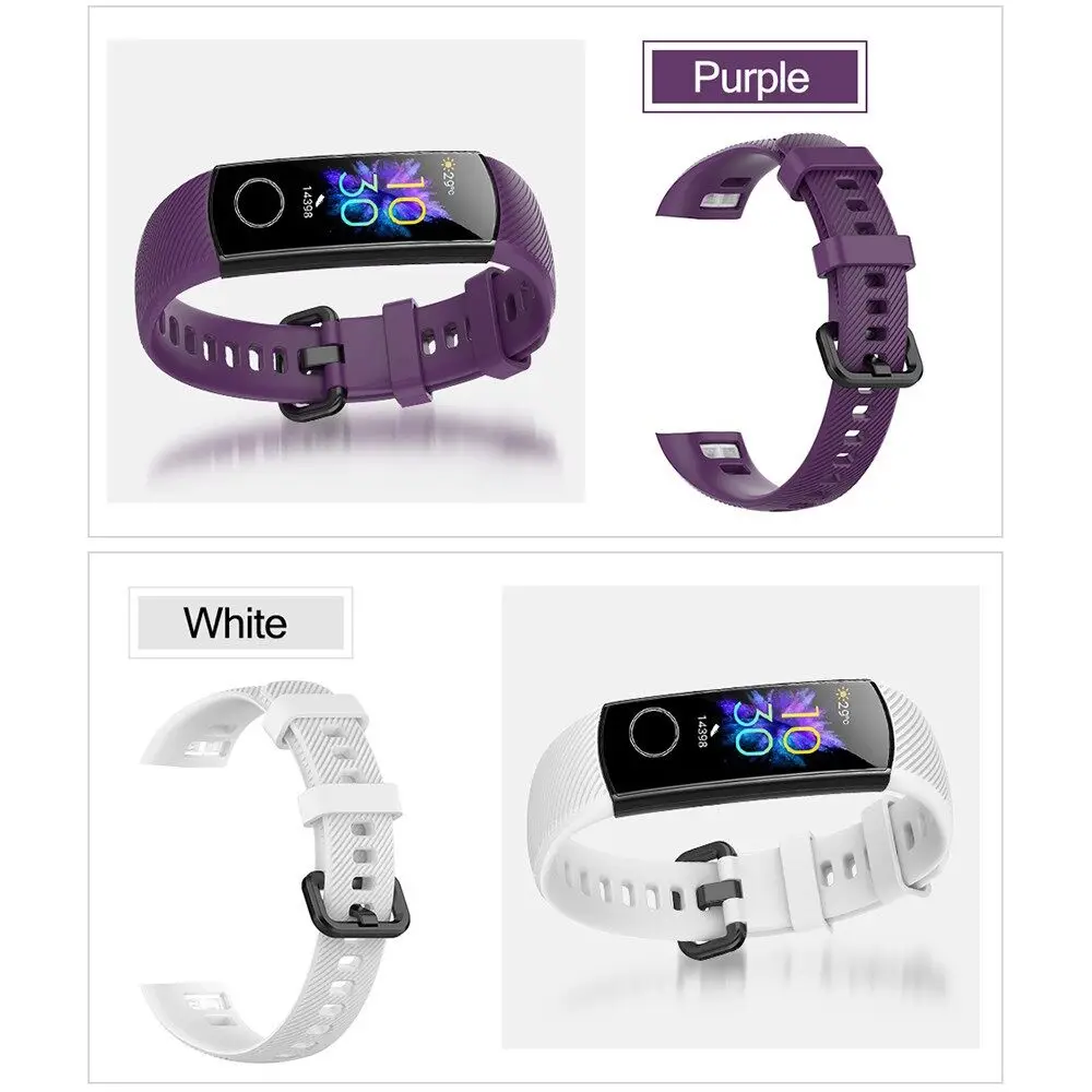 Sporty Colorful Silicone Replacement Strap for Honor Band Smart Accessories