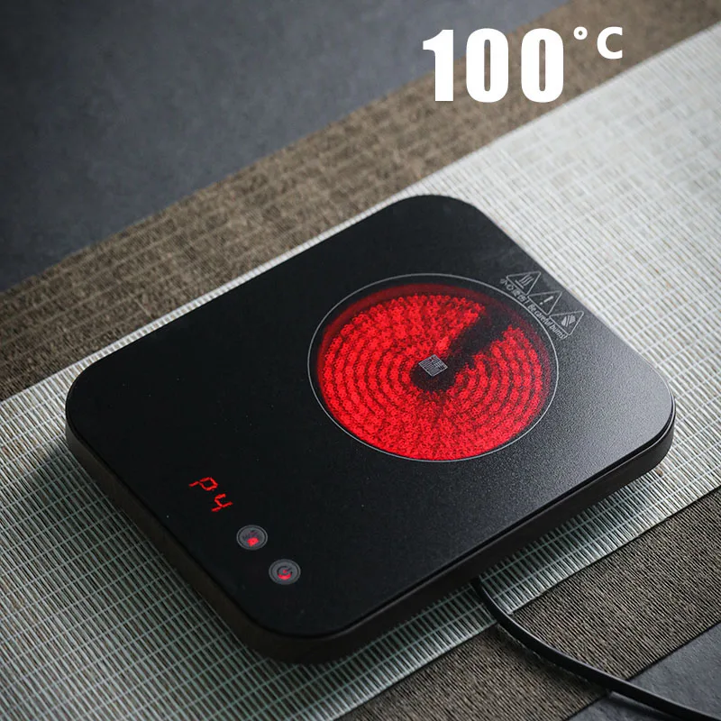 800W Electric Stove 100°C Cup Heater Mini Induction Heater Smart Tea Stove Electric Hot Plate Heating Furnace Tea Makers 220V