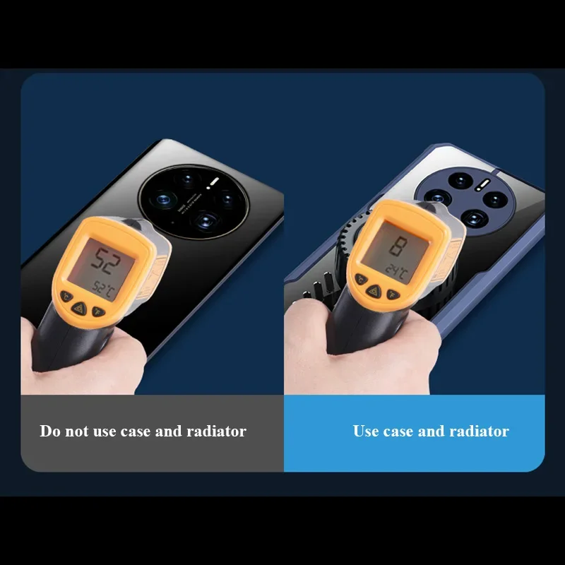 Graphen-Wärmeableitungs-PC-Gehäuse für Huawei Mate 60 50 50E 40 40E 30 Pro Plus Atmungsaktive transparente Stoßstangengehäuseschale_voghion.com