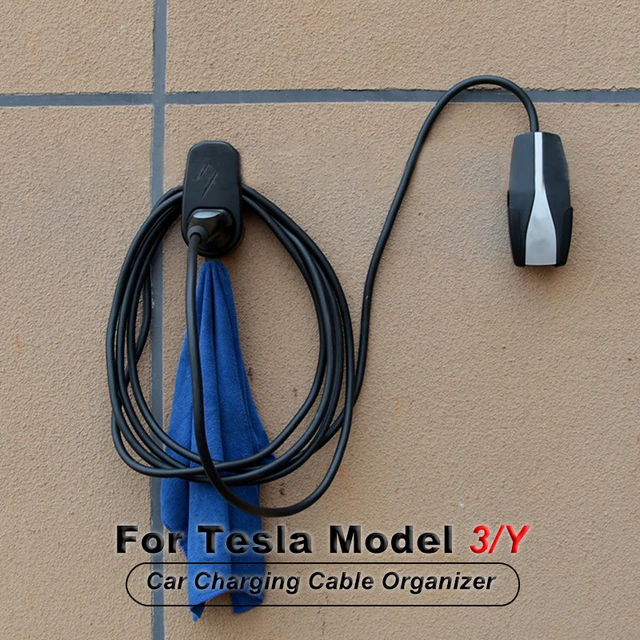 Für Tesla Modell 3 Modell y Lades tapel Ladekabel Ladegerät Halter  europäischen/amerikanischen Standard Tesla - AliExpress