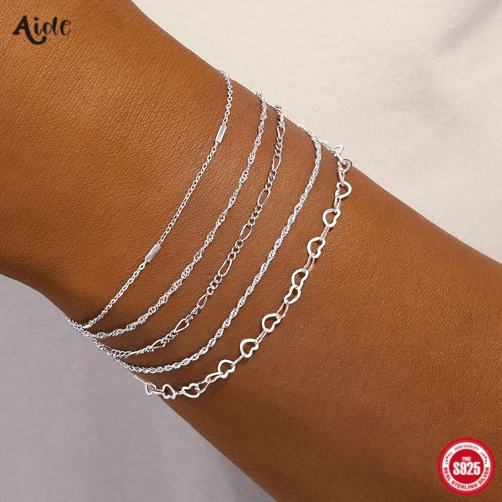 

Женский геометрический браслет из серебра 925 пробы