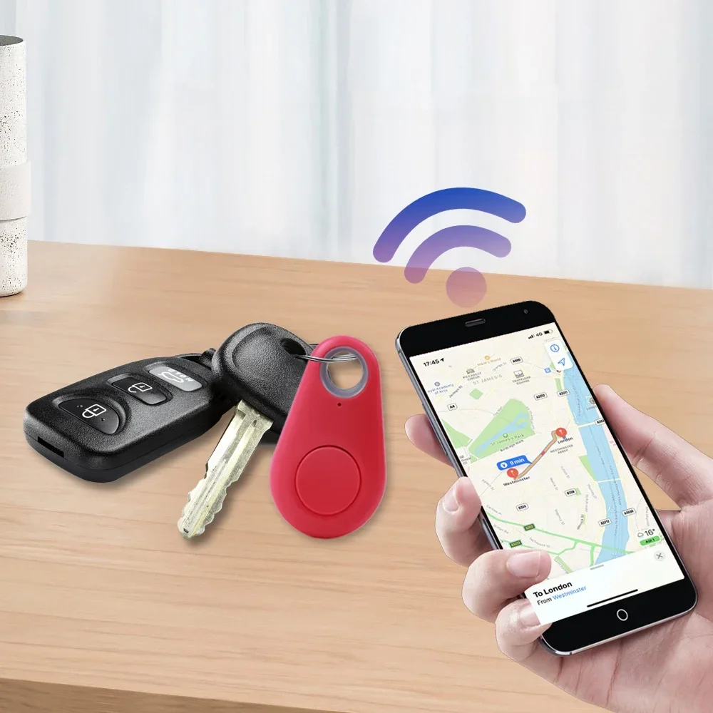 GPS Locator Mini GPS Tracker Bluetooth 5.0 Anti-Lost Device For Pet Kids Bag Wallet Tracking IOS/ Android Smart Finder Locator Accessories