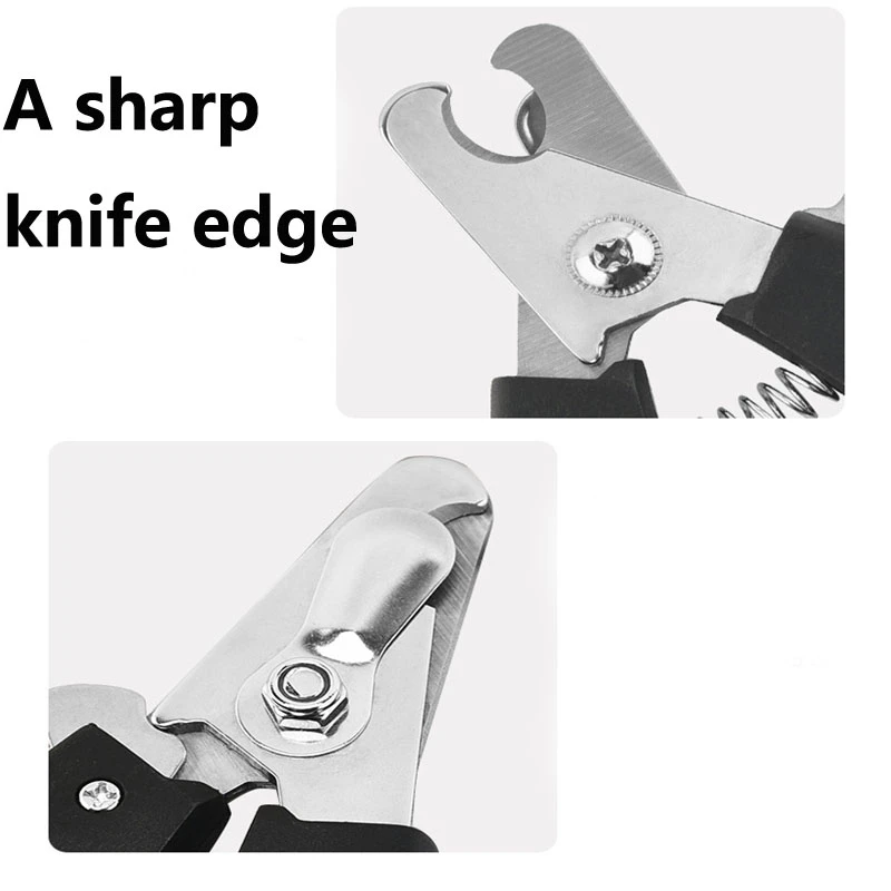 Pet Nail Clippers with Sickle Large Dog Nail Clippers Multifunctional Stainless Steel Grooming Scissors Grooming Tools Animals 4