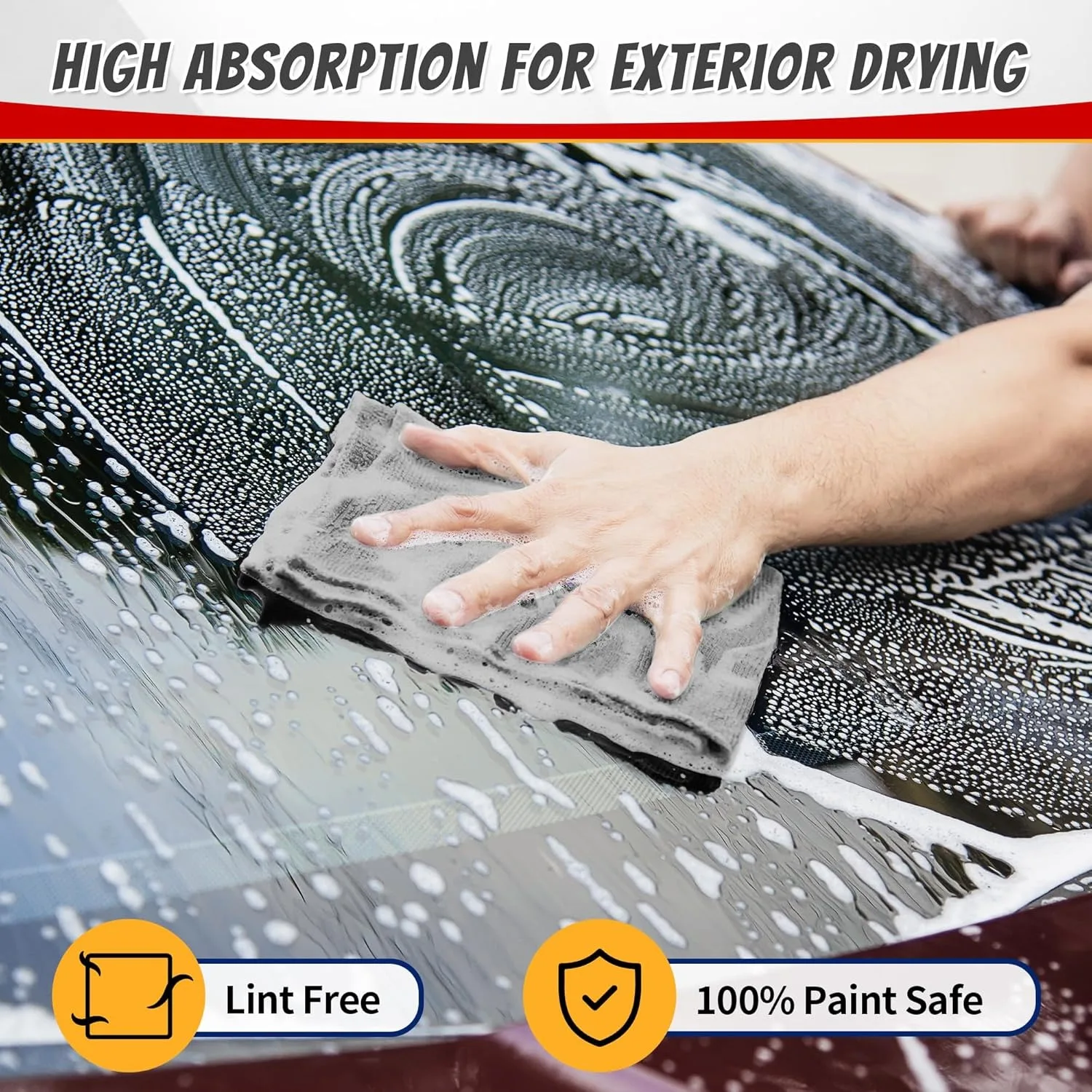 Microfiber Cleaning Cloths Lint Free Microfiber Cleaning Towel Cloths Reusable Towels Super Absorbent for Car Window