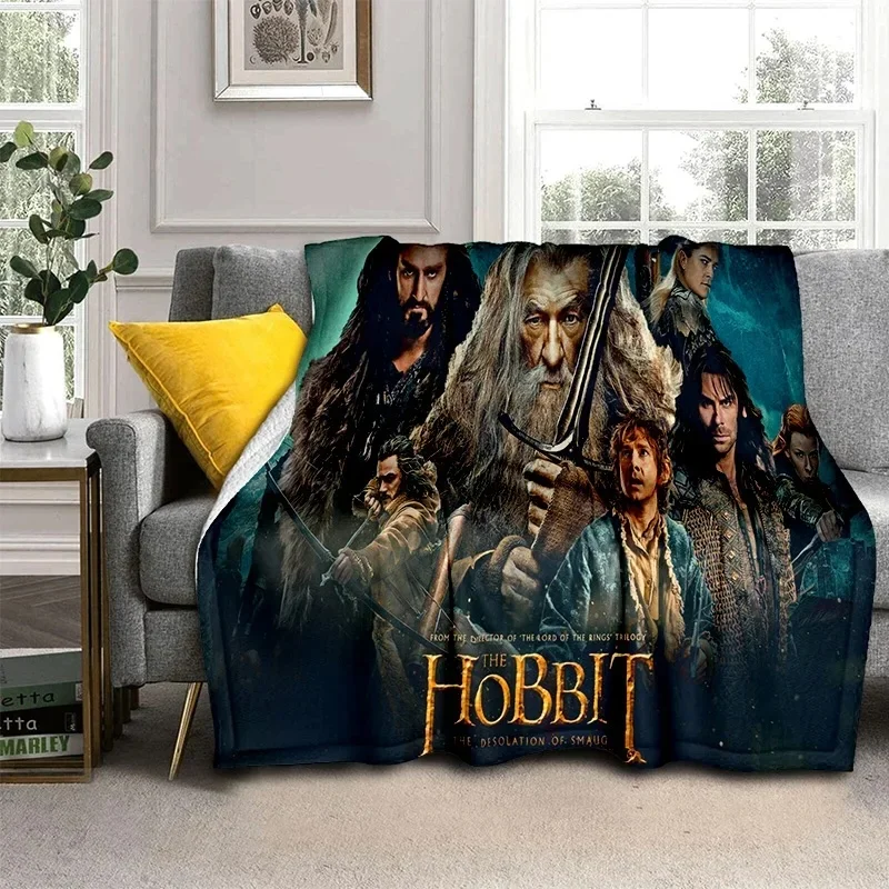 L-Lord of-f the Rings H-Hobbit HD Blanket Soft Throw Blanket for Home Bedroom Bed Sofa Travel Office Solid Cover Blanket Adult
