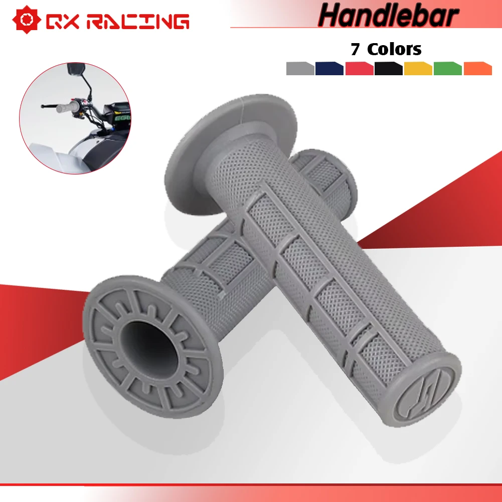 Universal Motorcycle Durable Rubber Handlebar Grips (7/8 22mm)
