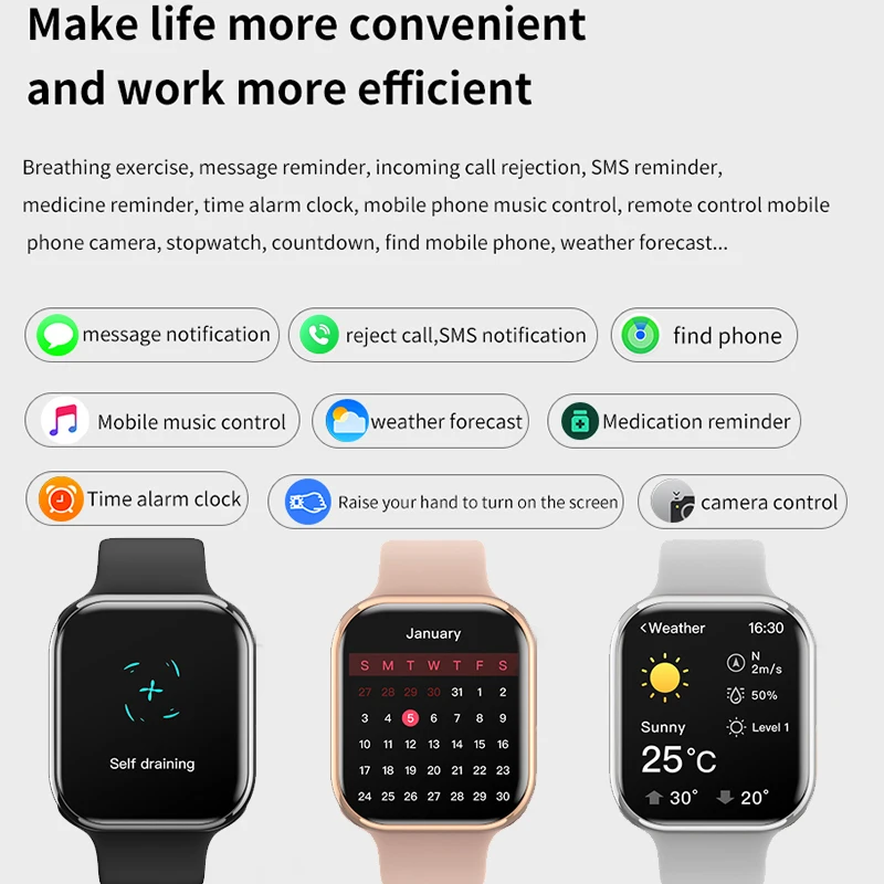 2024 Smart Watch 9 Mini Men Ultra Series 9 NFC Always On Display Heart Rate BT Call Waterproof Women Smartwatch For Android IOS 6