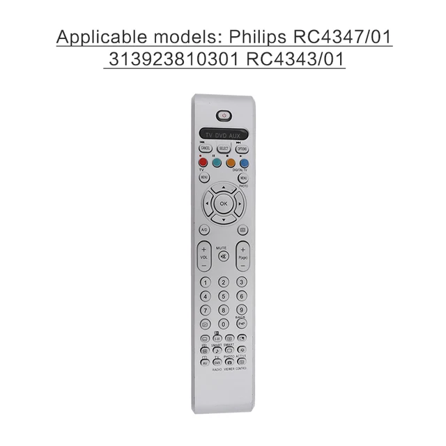 Remote control for Philips RC4347/01 313923810301 RC4343/01 RM-670c 3D  Universal LED RC2034301-01/RC2034301/01 242254990467/2422 - AliExpress  Consumer Electronics
