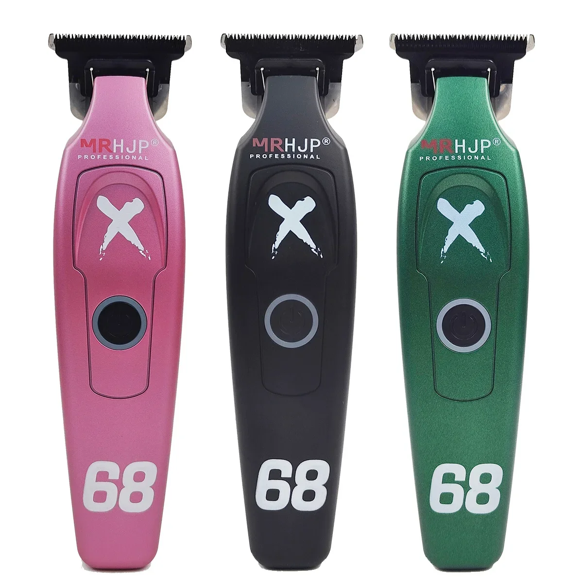 D10 7000RPM 3 Colors Professional Men's Hair Salon Hairdresser Sculpted Push Corner DLC Coating 0 Blades High Speed Low Noise 6