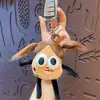Cartoon Keychain Funny Fried Hair Potato-Man Doll Plush Pendant Soft Cartoon Stuffed Doll Plushie Keyring Charms Gift 2