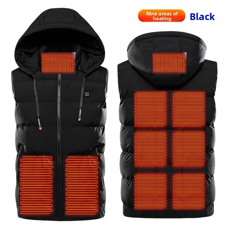 Gilet de pêche double face polaire avec poches multiples - Nouveau style automne-hiver pour hommes