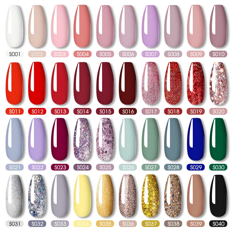 ROSALIND 5ml Pure&Shiny Nail Gel Polish Hybrid Varnish Semi Permanent Nail Art Gel Varnishes 100+ Colors Choice 3