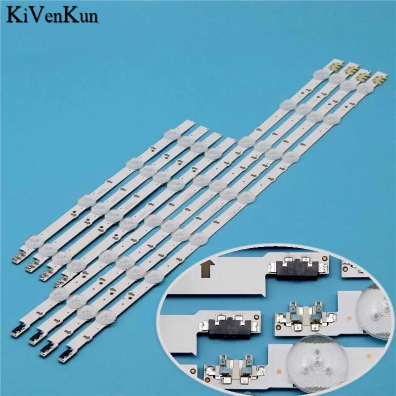 8개/대 어레이 새 TV의 LED 램프 바 V5DF-430DCA 430DCB-R1 백라이트 스트립 S_5J55_43_FL_L7 R4 _REV1.2 BN96-36336A 36337A 테이프