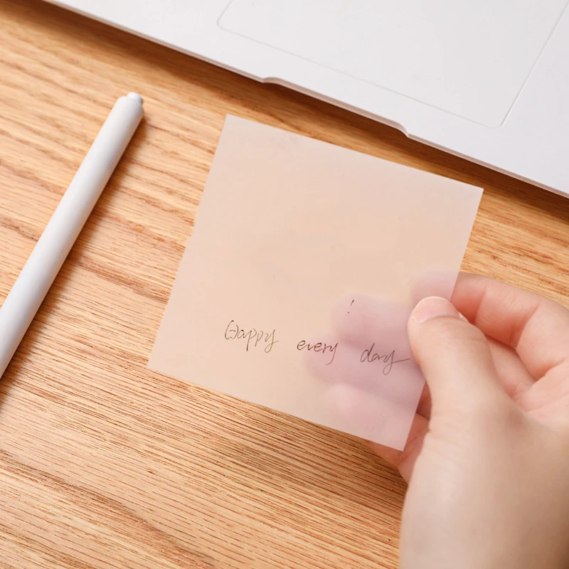 50PCS Transparent Sticky Notes 5