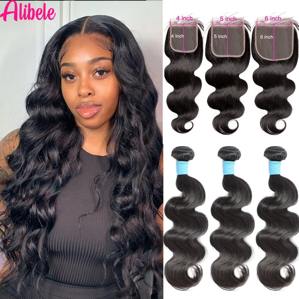 Human Hair Bundles (10 12 14 Inch) Body Wave 3 Bundles Human Hair Brazilian  Virgin Remy Wet and Wavy Black Weave Hair Bundles Double Weft 100%  Unprocessed Extension Natural Color 10 12 14 Body Wave 3 Bundles Human Hair