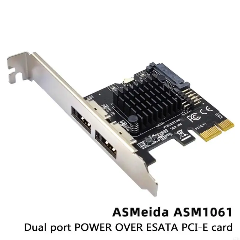Desktop pci-e to Power eSATA+USB Expansion Card 6G Adapter Card Hard Disk PESATA Compliant with PCI-Express v2.0