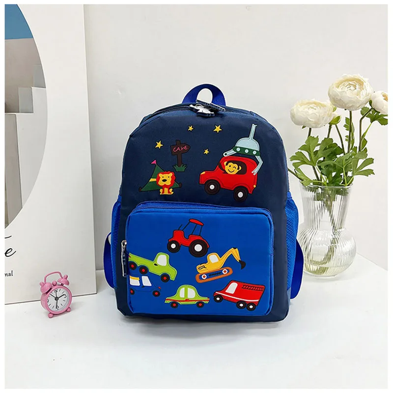 Cute Cartoon Kids Backpack Nylon Polyester School Bag