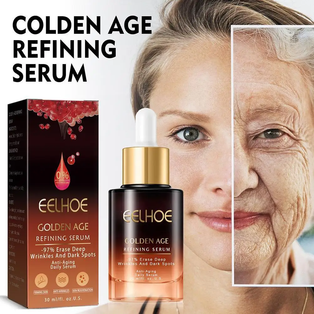 

Golden Age Refining Face Serum Lifting Firming Fade Essence Brighten Lines Whitening Anti-aging Skin Fine Nourish Care