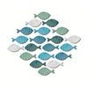 20Pcs Wooden Fish Sculpture Decorations Coastal Beach Wall Hangings Ornaments A0KF 1