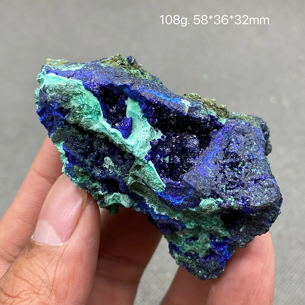 Natural beautiful Azurite and Malachite symbiotic mineral specimen crystal Stones and crystals Healing crystal
