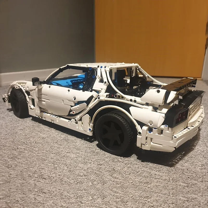 1:8 스케일 슈퍼 스포츠카 모델 RX7 FD 조립 키트, 크리에이터 블록 브릭 장난감, 어린이 생일 선물, 남아용 세트, 2023 MOC-40109