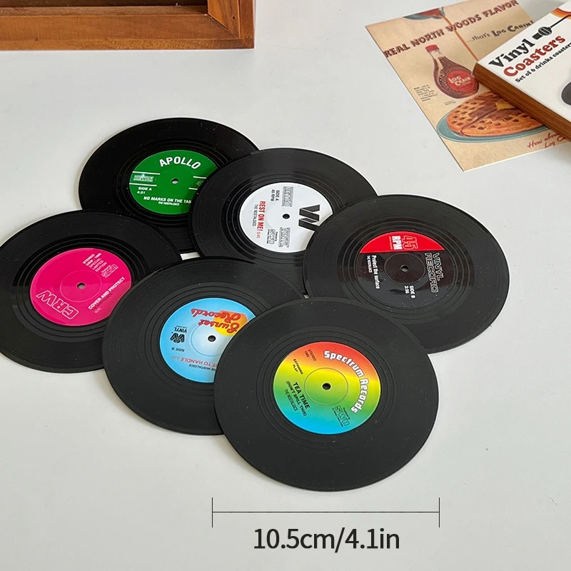 18pcs Vinyl Records Decor Hanging Wall Decorative Paper Records Retro Fake  Records