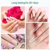 NAILPOP Professional Acrylic Nail Powder Clear/Nudes/Pink Ultra Fine for Acrylic Nail Art 3D Tips Carving French Nails Extension 6