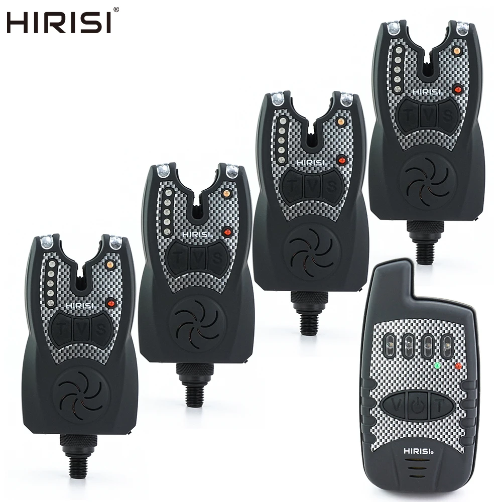 Hirisi Tackle Angeln Bissanzeiger 1 + 2 in Schutzhülle für Hirisi Tackle Angeln Bissanzeiger 1 + 2 in Schutzhülle für