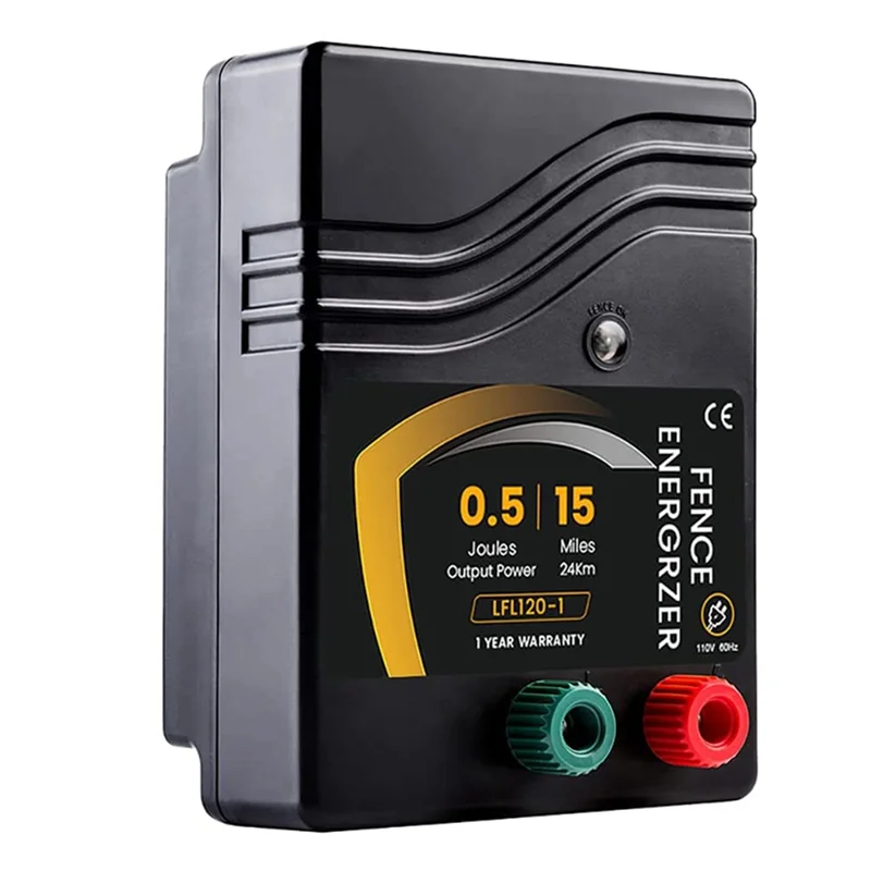 

Электрическое зарядное устройство для забора переменного тока, 15 миль, 60 ,110 вольт, 0,5, высокомощный низкоимпедансный Электрический забор с вилкой Стандарта США