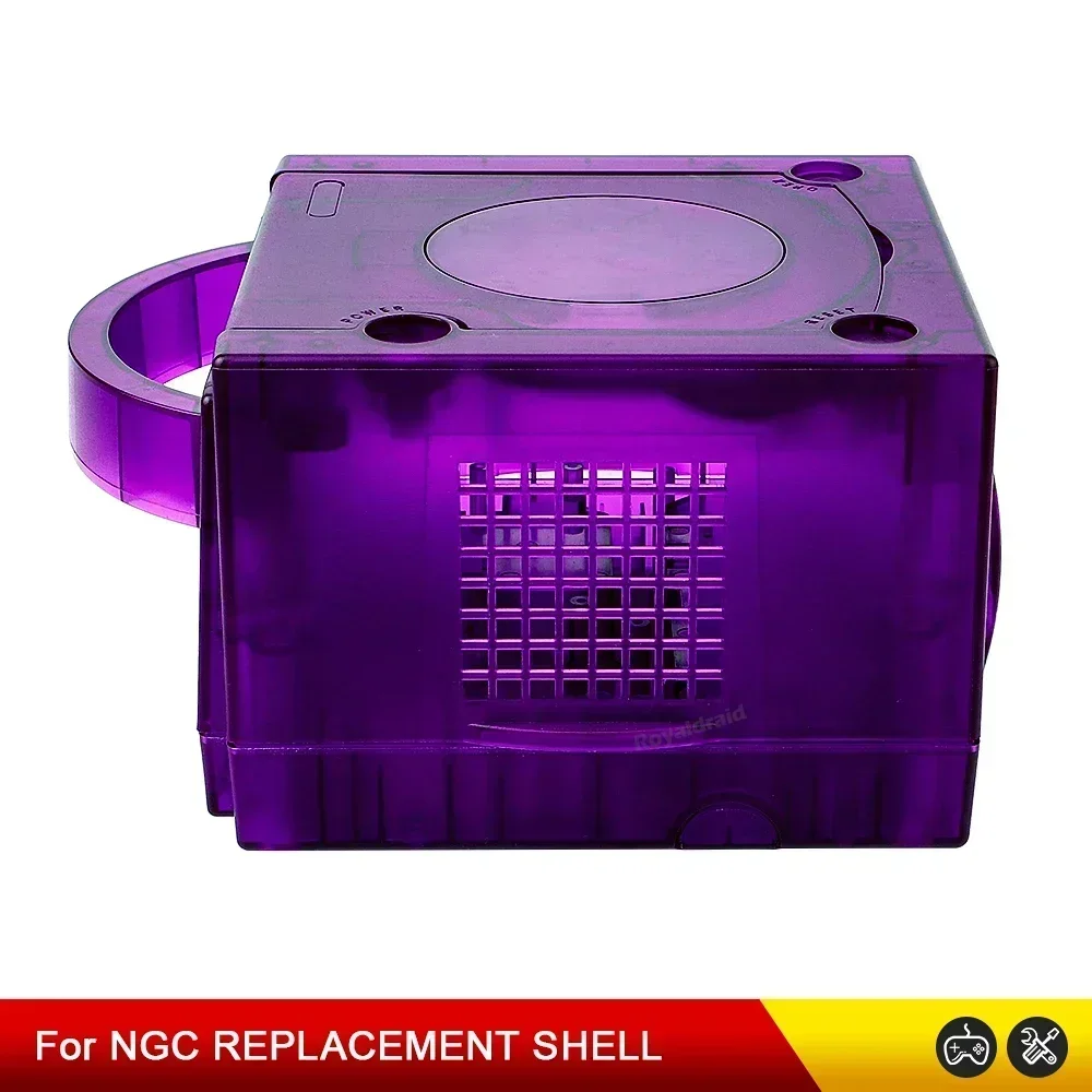 8 FARBEN Eisblaues transparentes Gehäuse Ersatzgehäuse für Gamecube NGC DOL-001 und DOL-101 Spielkonsole Gaming-Zubehör – Detail 30
