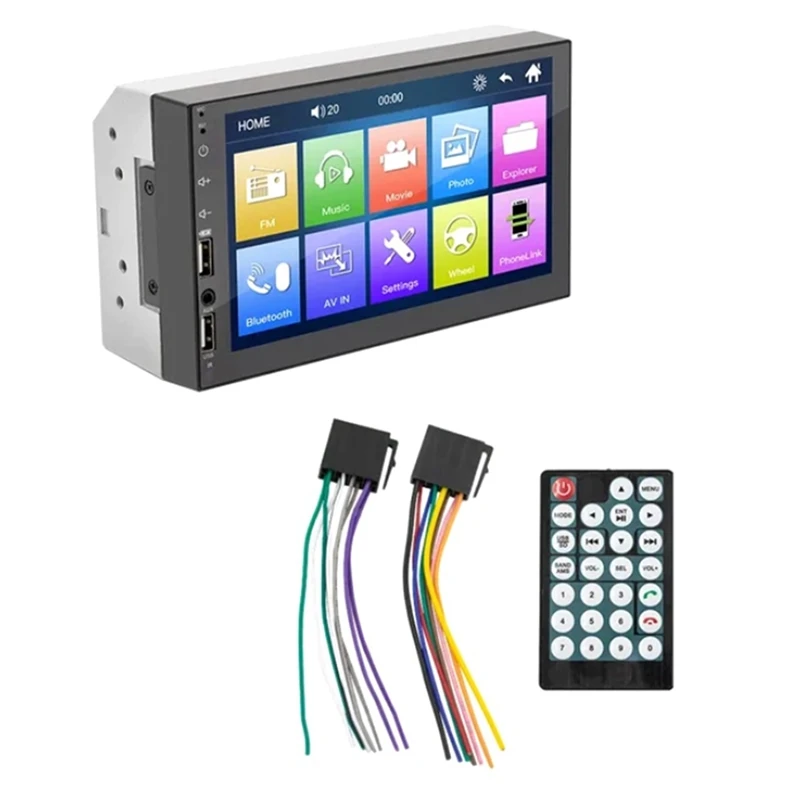 

7764S Car Radio Wireless Carplay Android Auto 2Din Car Radio Android 7 Din As Shown Car Radio Multimedia Player