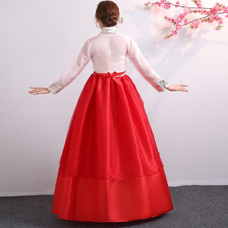 Korean Hanbok Traditional Performance Costumes for Women Elegant Hanbok Palace Korea Wedding Oriantal Dance Costume