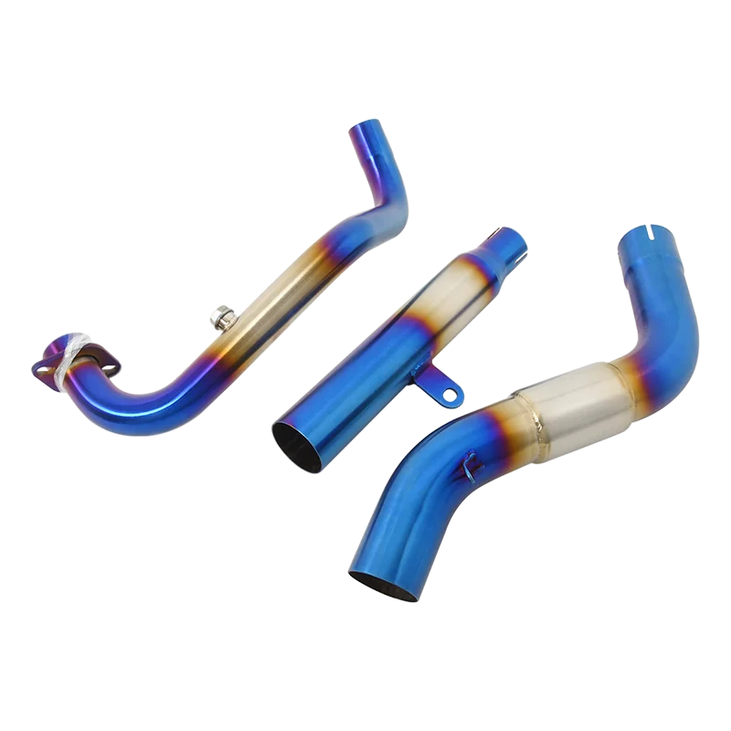 For ZONTES ZT310R 310R ZT310T ZT310X 2021 - 2022 Motorcycle Exhaust System Escape Modify Front Link Pipe Connecting 51mm Muffler - Image 3