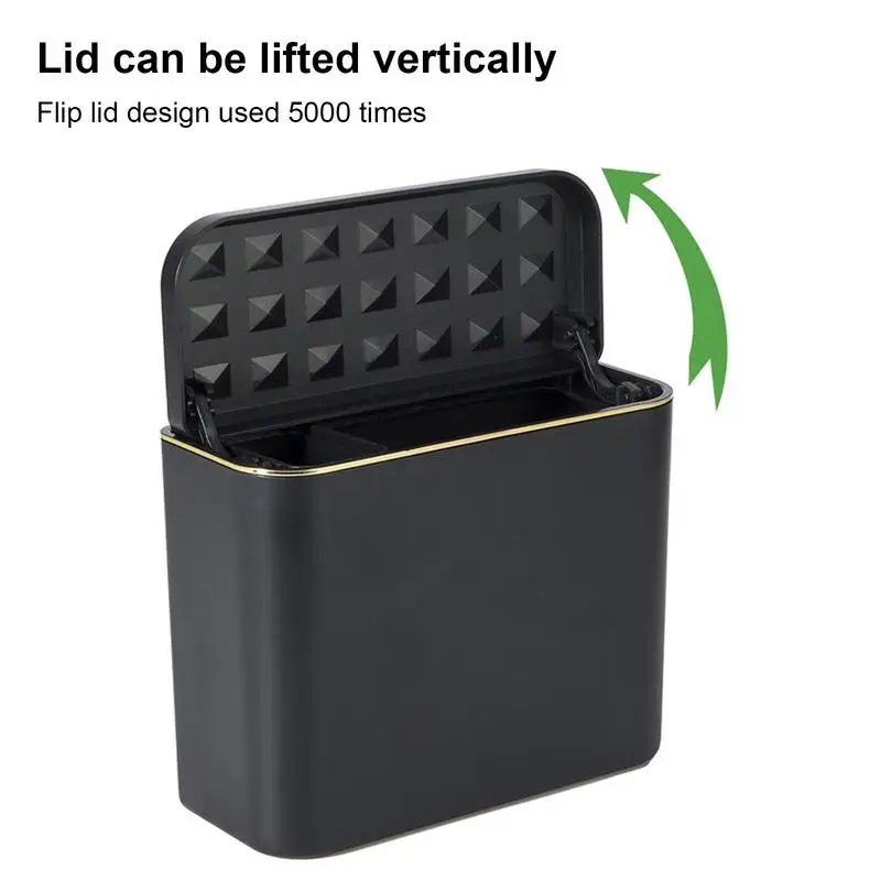 Trash Can for Cars Car Organizer Car Trash Can Multipurpose Storage Container Auto Dustbin Leak-Proof Garbage Bin Bin
