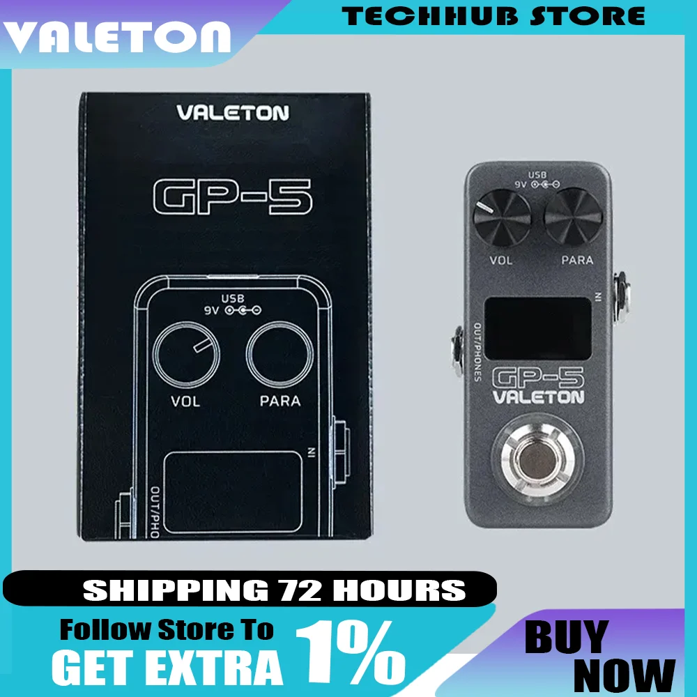 Valeton GP-5 エレキギター一体型エフェクトデバイスプロセッサー