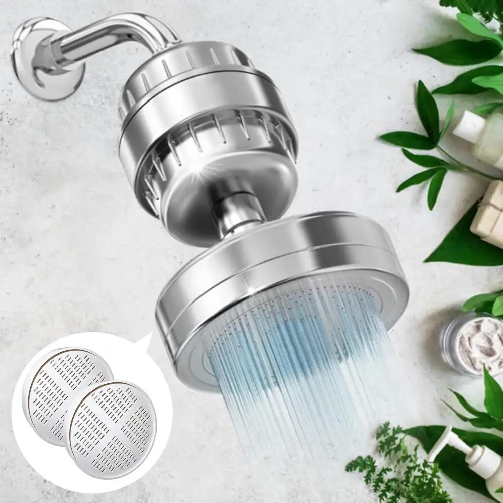 Shower Head Filter Convenient Even Hole Water Purification Bathroom Shower Head Filter Cartridge Bathing Accessories