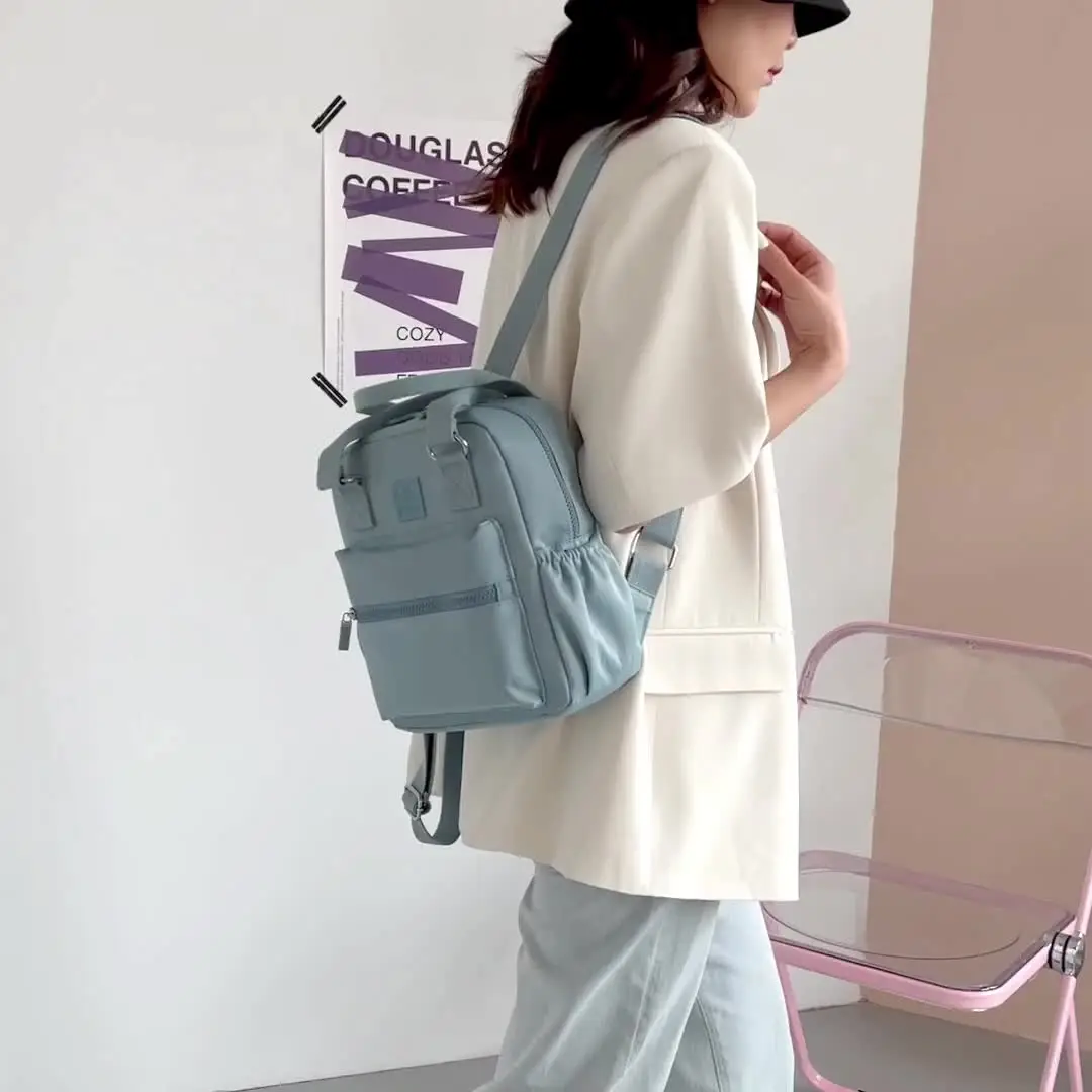 Модный женский маленький дорожный рюкзак, красивый рюкзак для покупок для девочек, прочный Мягкий тканевый рюкзак, рюкзак