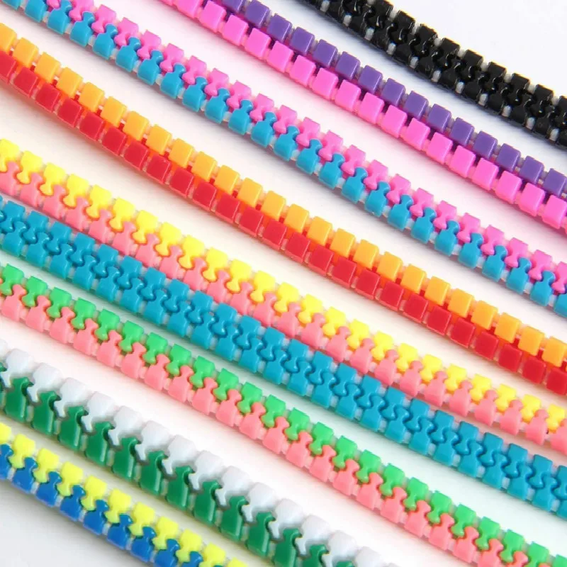 Fidget toy sensory fidget toy anti stress toy finger sensory toy 6 Pcs Creative Zipper Bracelet Toy Stress Reliever Focus Killing Fidget Toy for Kids Children Adhd Autism Hand Sensory Toys